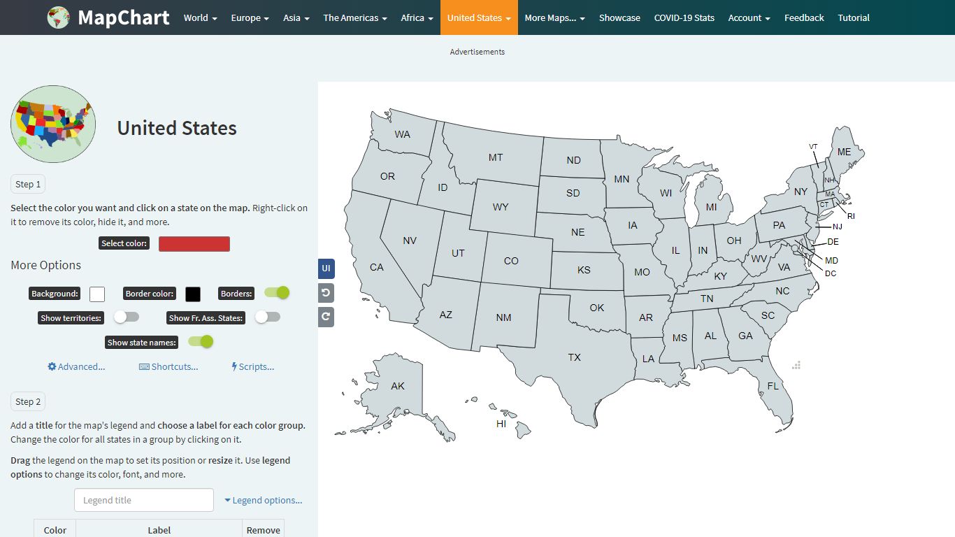 United States | MapChart