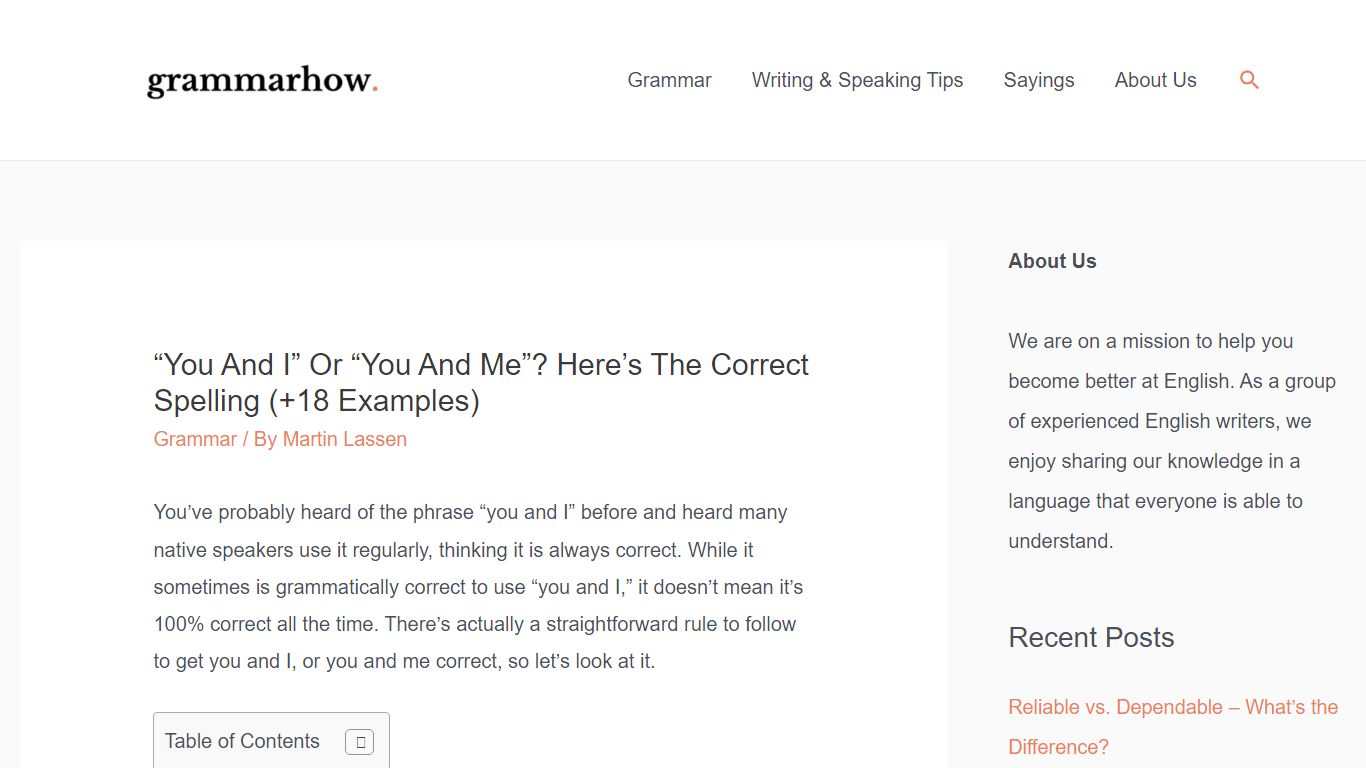 “You And I” Or “You And Me”? Here’s The Correct ... - Grammarhow